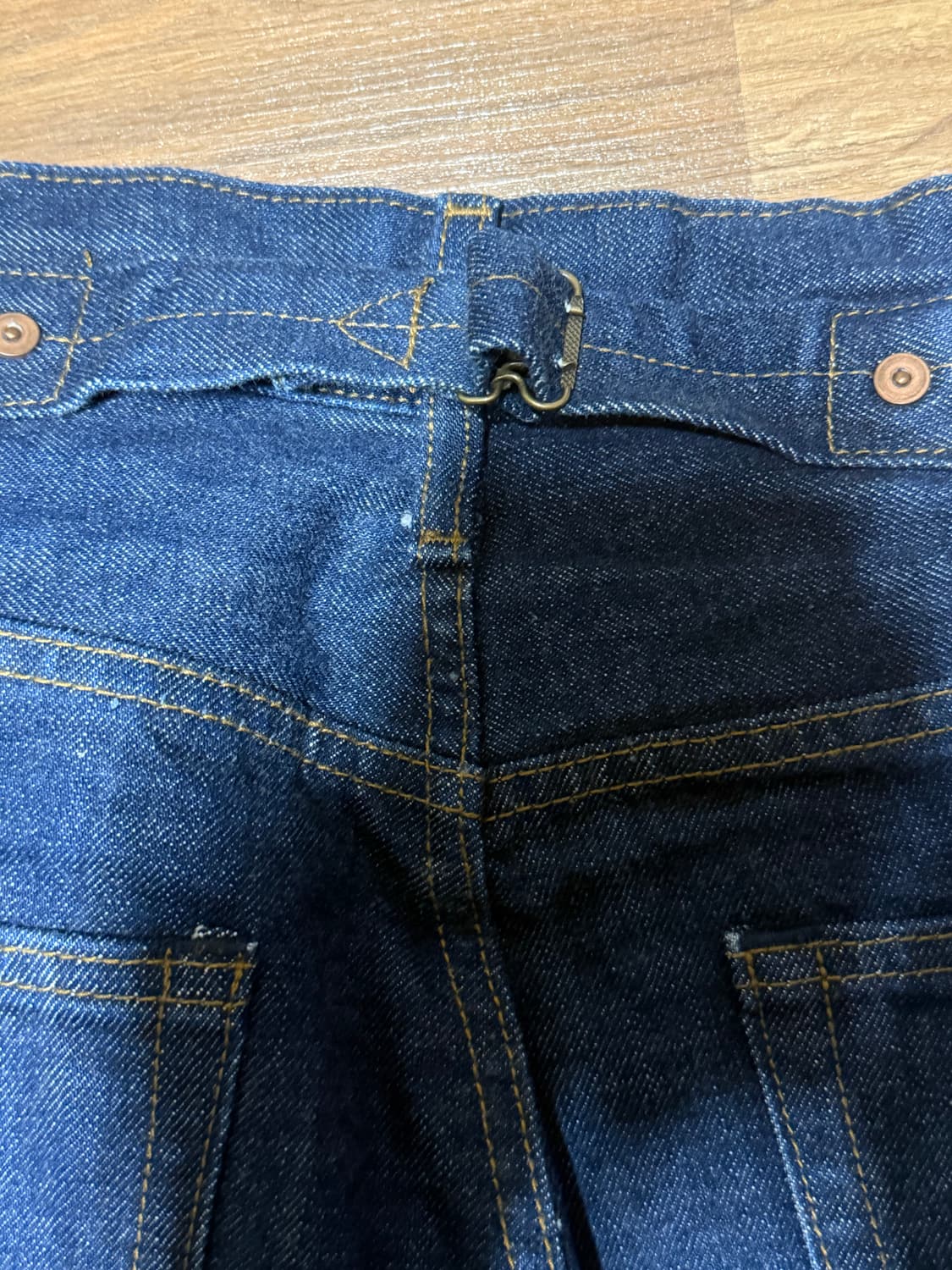 아웃스탠딩 30s 신치백 셀비지 데님팬츠 상품이미지2