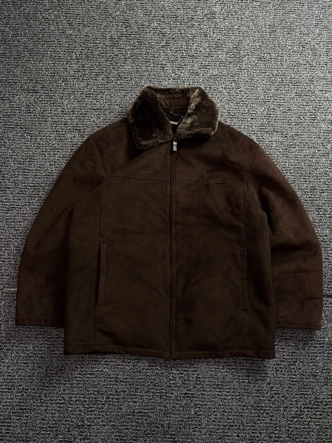 빈티지 아카이브 스웨이드 무스탕 자켓 브라운 1784 상품이미지2