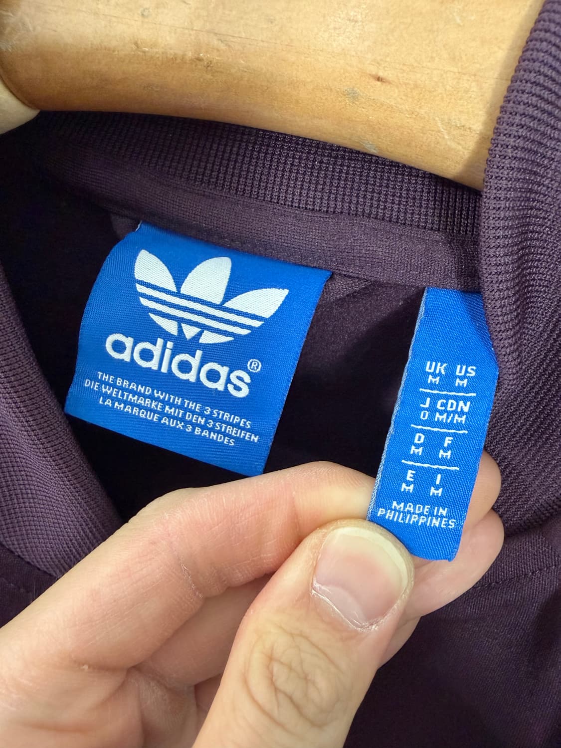 아디다스져지 아디다스트랙탑 마룬버건디 아디다스희귀져지 상품이미지2