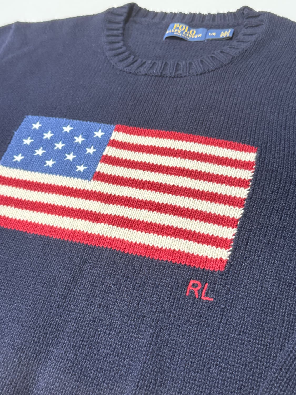 폴로 랄프로렌 성조기 니트 L (MADE IN USA) 상품이미지2