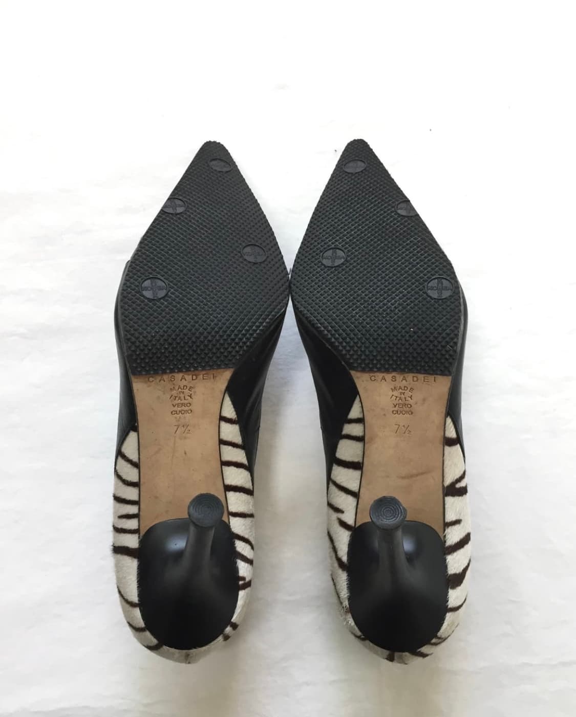 Italy Casadei Ponyhair Heels 송치힐 상품이미지3