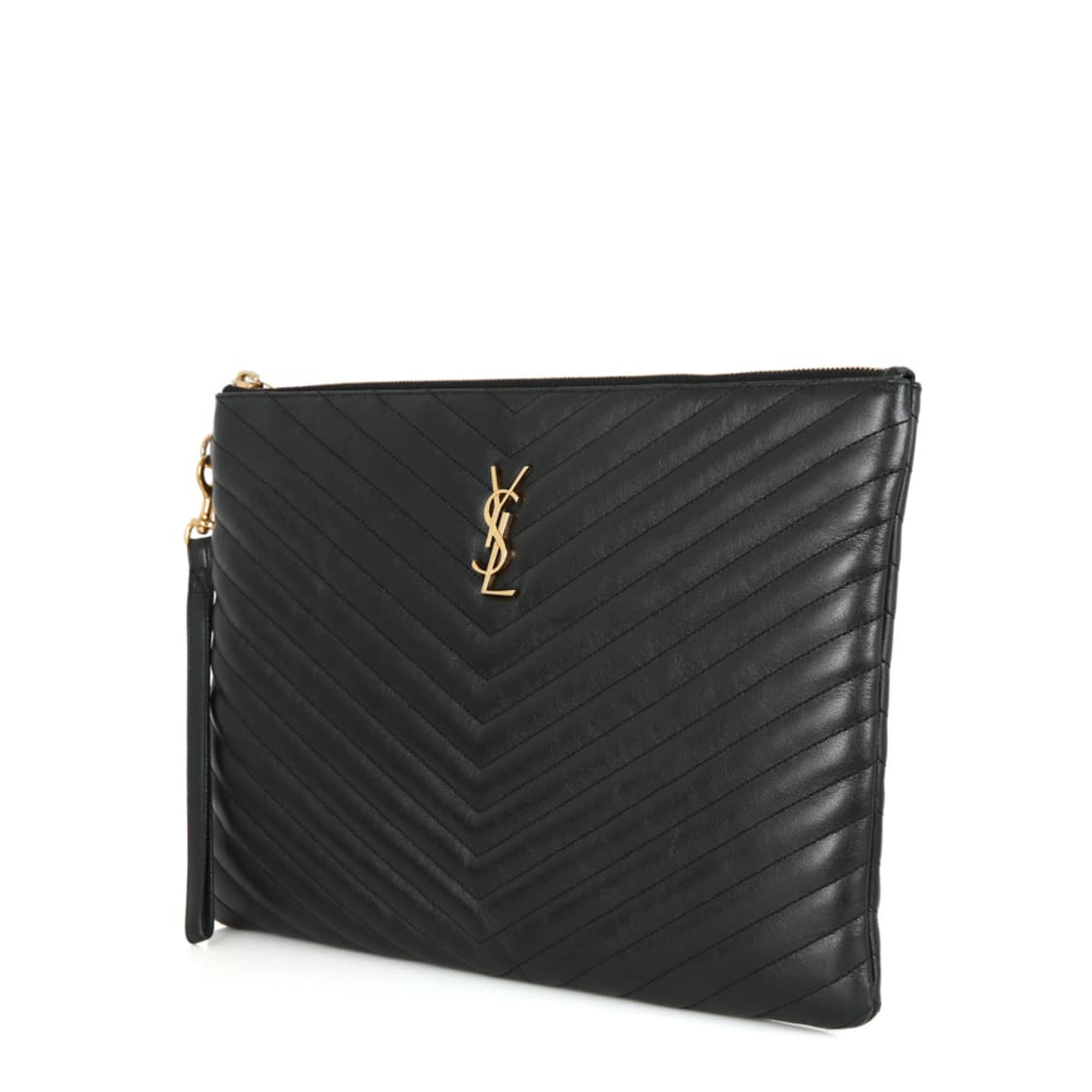 생로랑 모노그램 마테라쎄 클러치 라지 스트랩 파우치 440222 상품이미지2