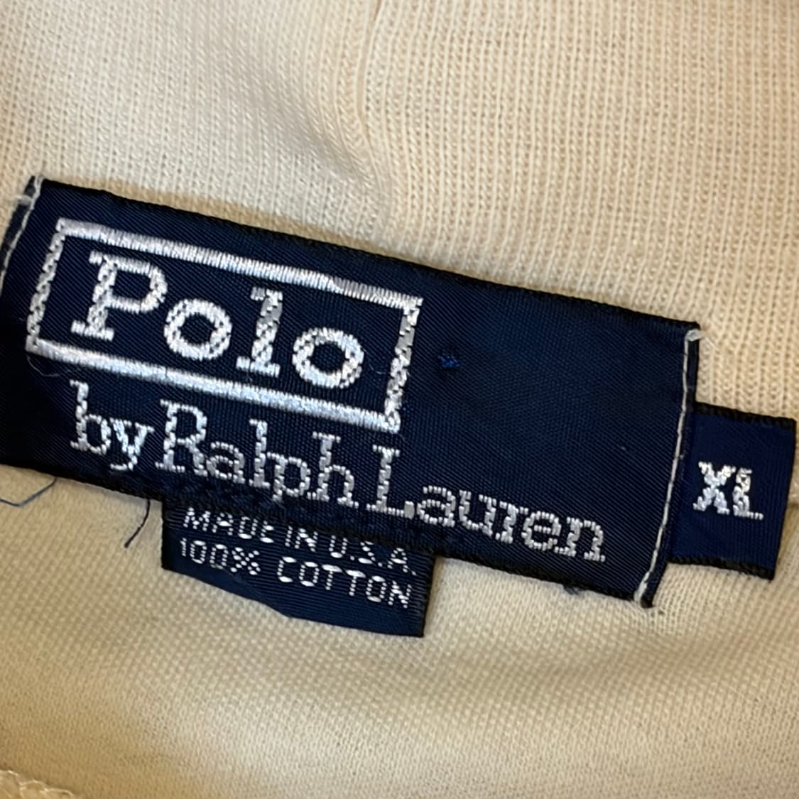 90s Made in USA 미국 빈티지 폴로랄프로렌 터틀넥 폴라티 상품이미지5