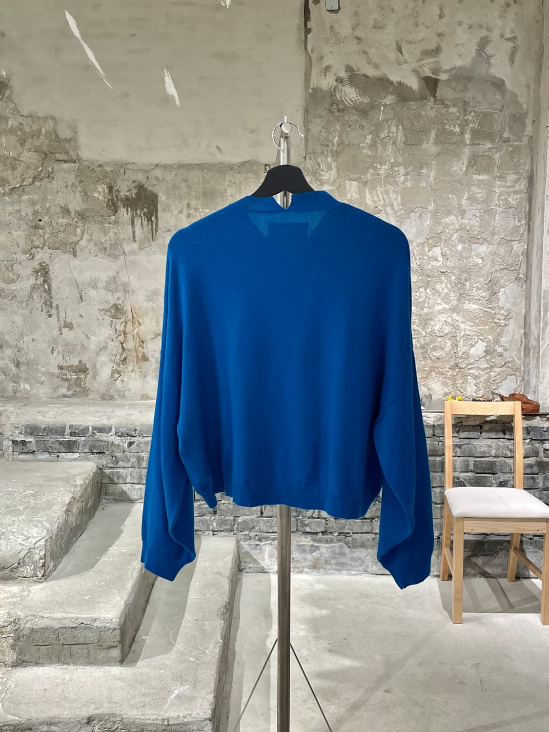 코데라 세룰레오 메리노 울 크롭 가디건 상품이미지6