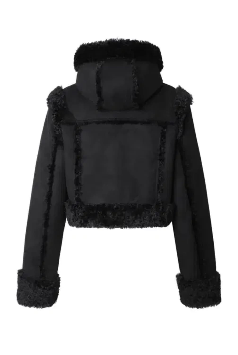 쓰리타임즈 베이비 퍼 후드 무스탕 상품이미지2