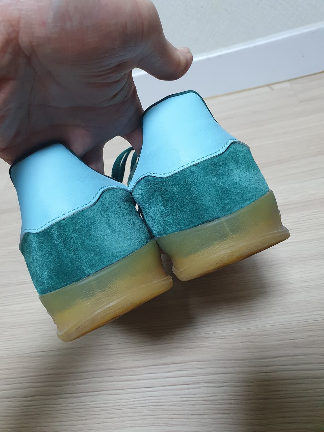 아디다스 가젤 그린 스웨이드 265 상품이미지6