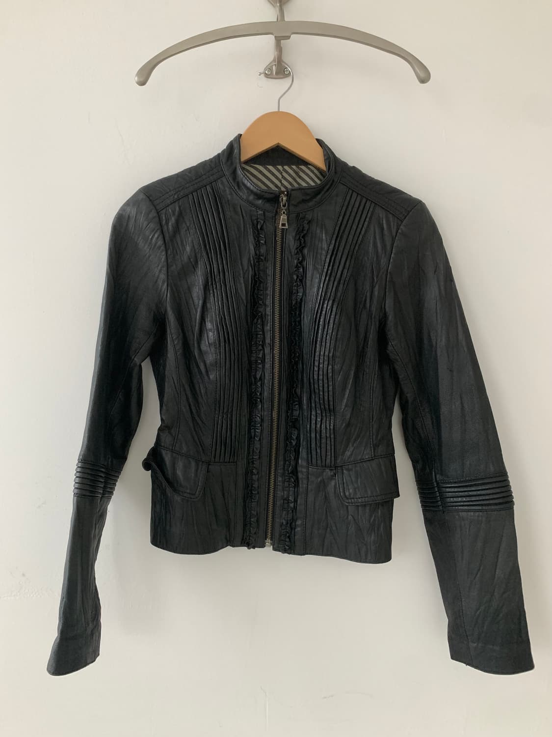 Slim fit Leather JK 상품이미지5