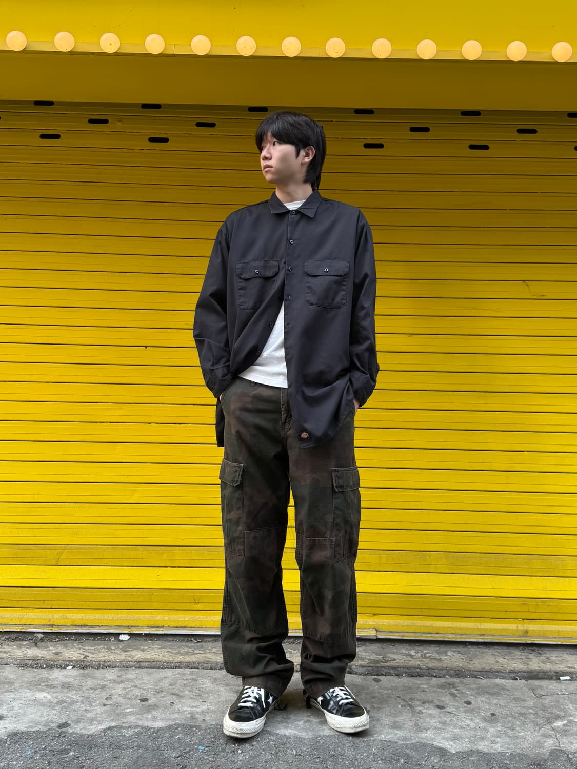 디키즈 574 워크셔츠 블랙 2XL 상품이미지4