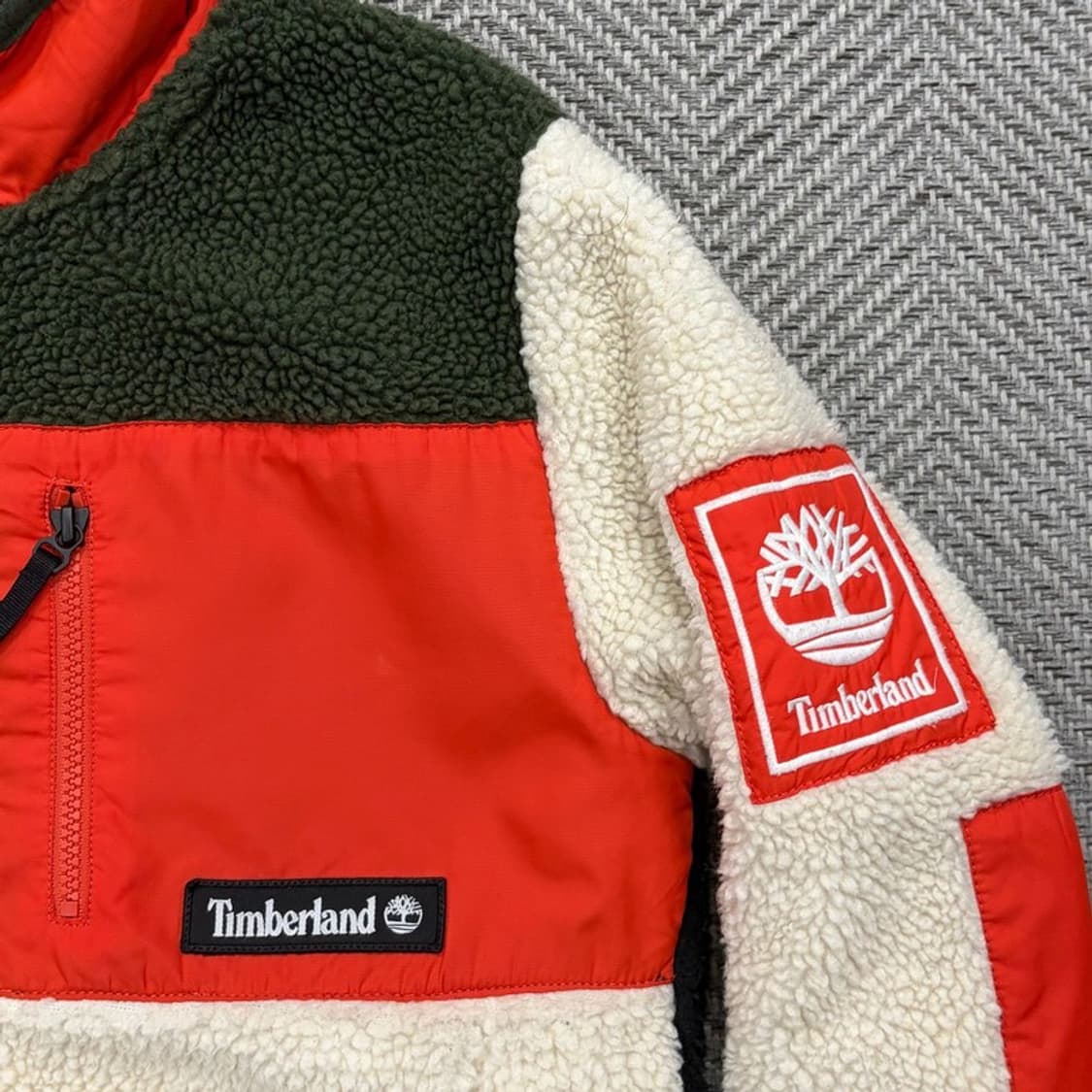 팀버랜드 배색 플리스 자켓 v2489 상품이미지5