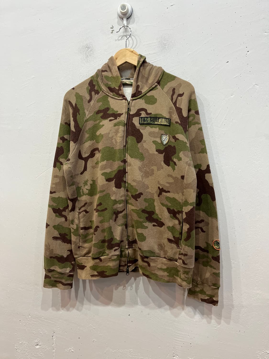 T&C Surf Design 밀리터리 카모플라쥬 후드집업 상품이미지1