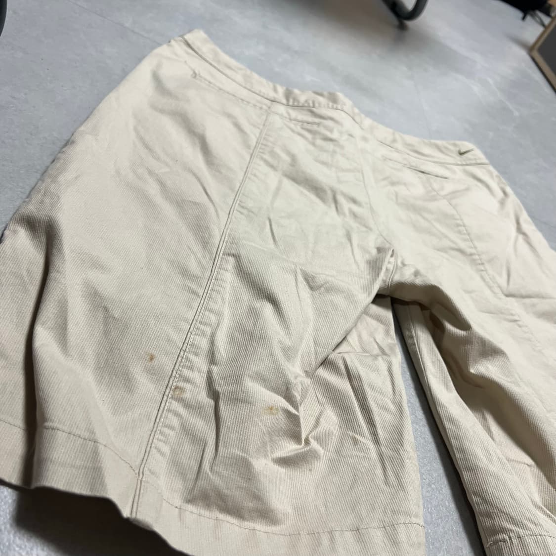 [XL] 00s 나이키 빈티지 베이지색 반바지 상품이미지4
