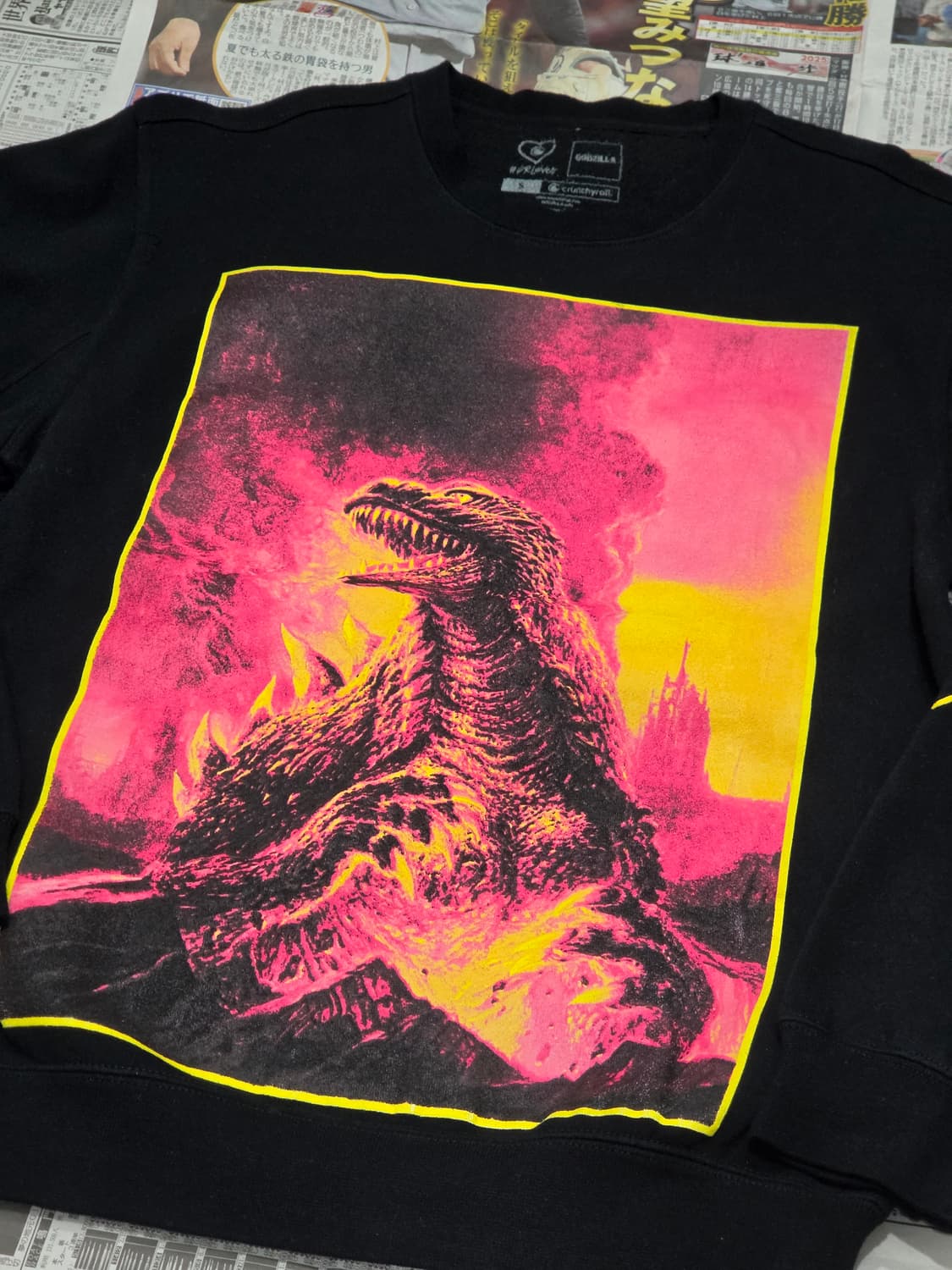 GODZILLA 맨투맨 S 상품이미지2