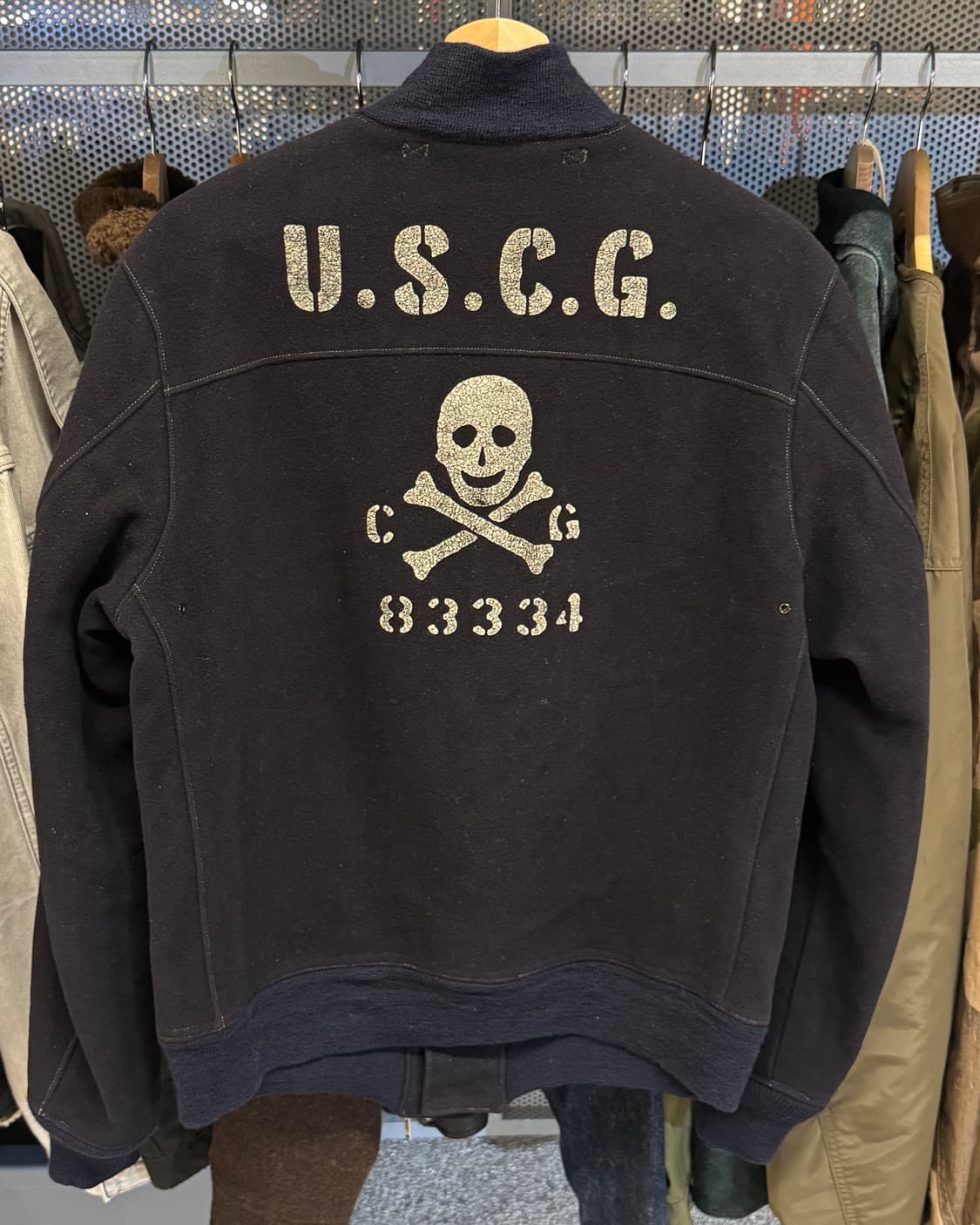 프리휠러스 A-1 시빌리언 USCG 울 자켓 상품이미지6