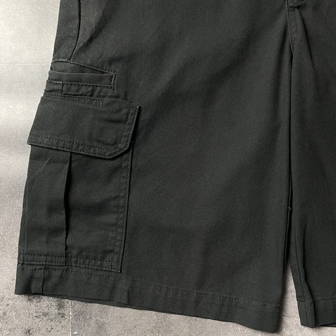 DICKIES 디키즈FLEX 블랙 레귤러핏 카고 하프팬츠 A01131 상품이미지5