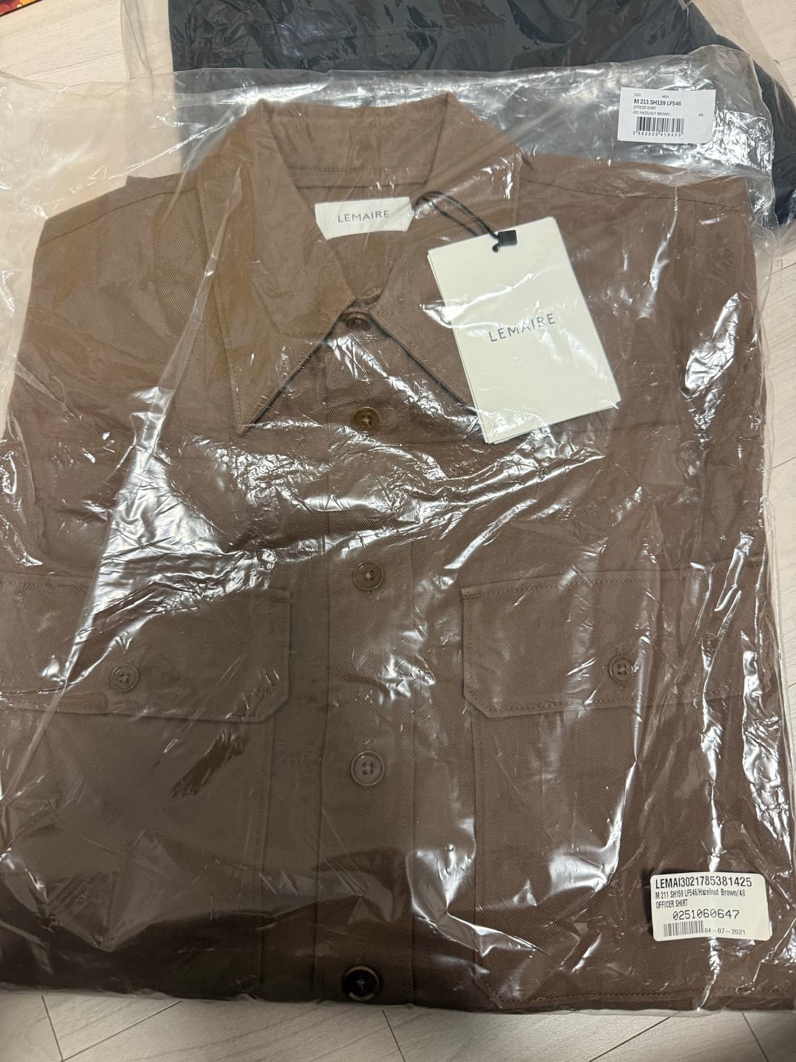 르메르 오피서 셔츠 48사이즈 상품이미지1