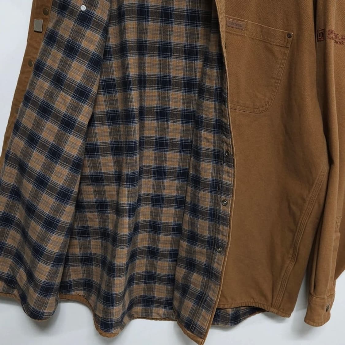 110~115)carhartt 칼하트 워크웨어 셔츠자켓 헤비코튼 상품이미지6