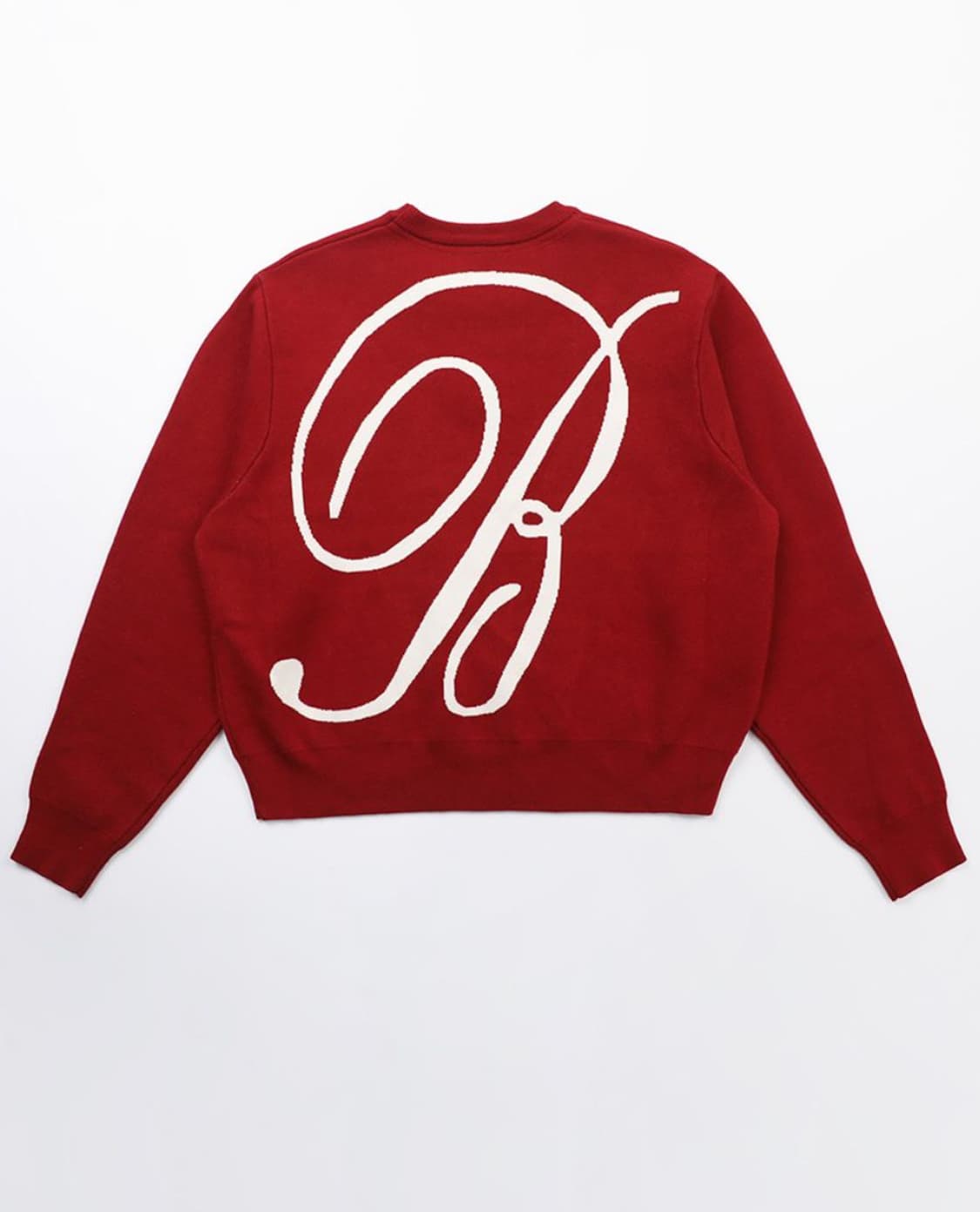 배드블러드 클래식 빅로고 크루넥 스웨터 레드M 상품이미지3