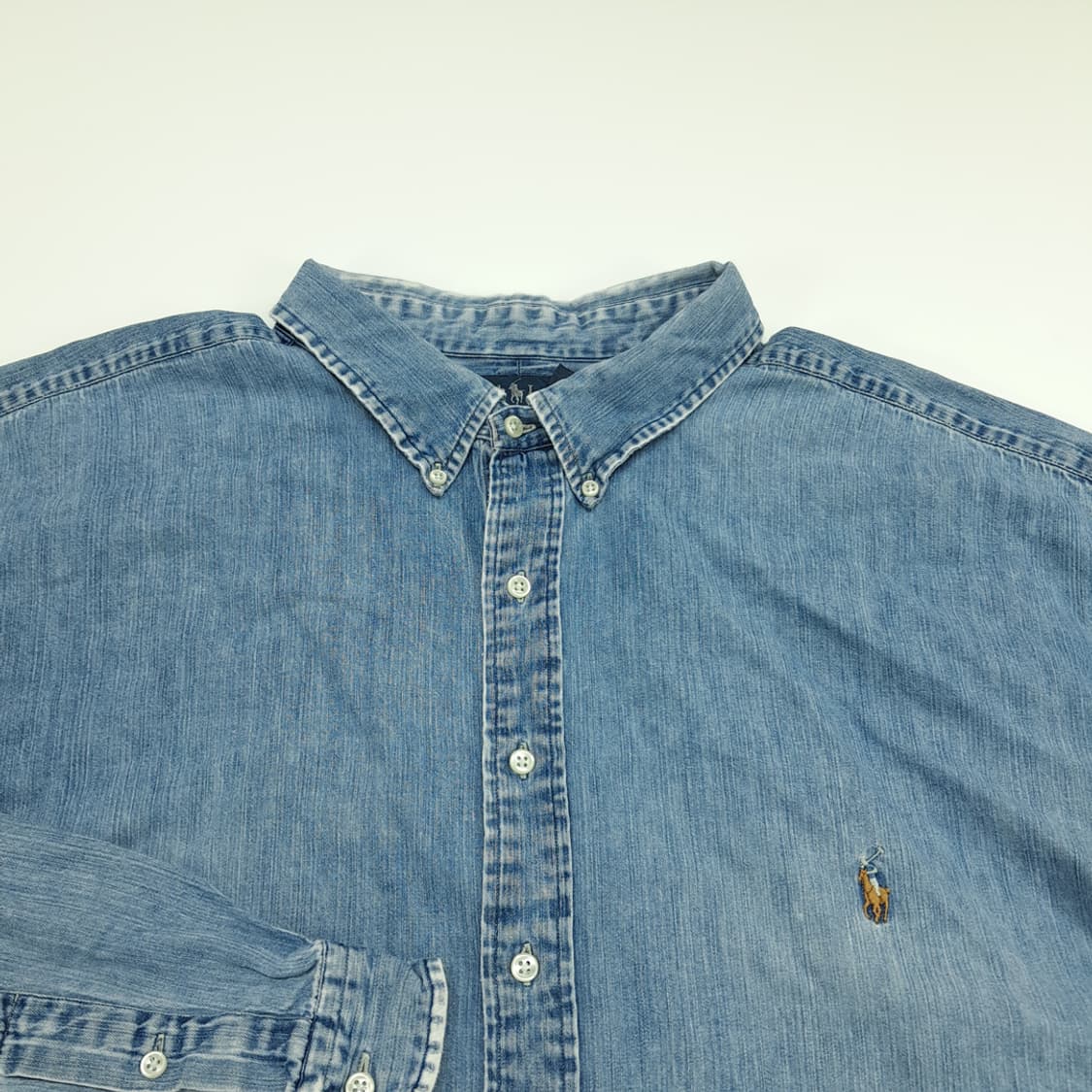 CN711 4XLT 폴로 랄프로렌 클래식 데님 긴팔 셔츠 남방 상품이미지3