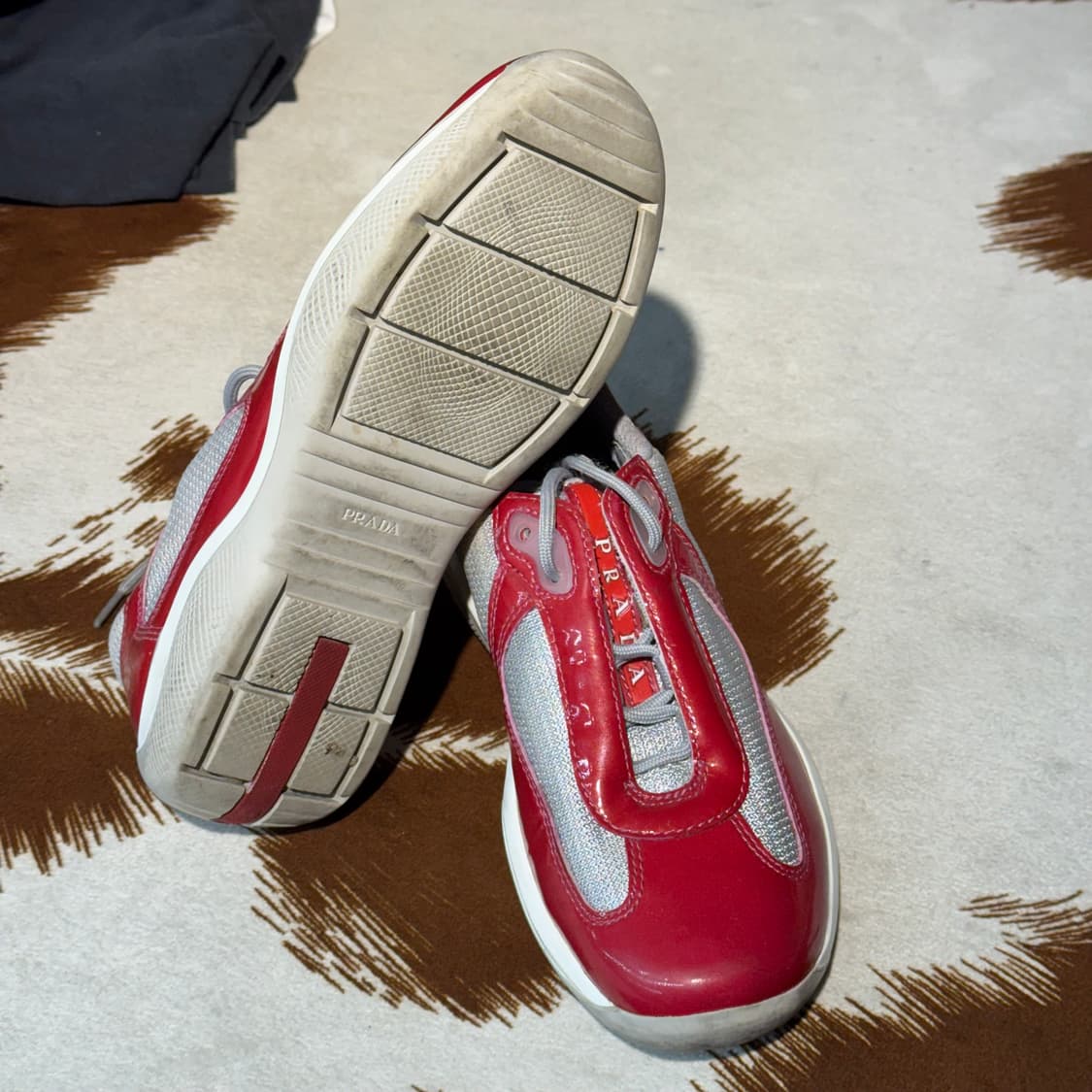 PRADA 프라다 아메리카컵 og 레드 (225-230) 상품이미지9