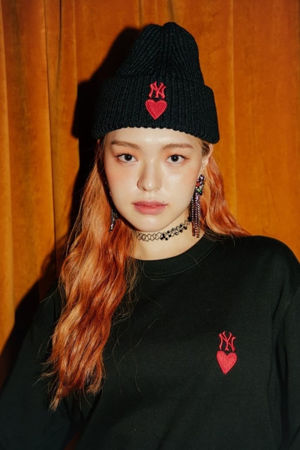 엠엘비 하트 검정 비니 상품이미지2