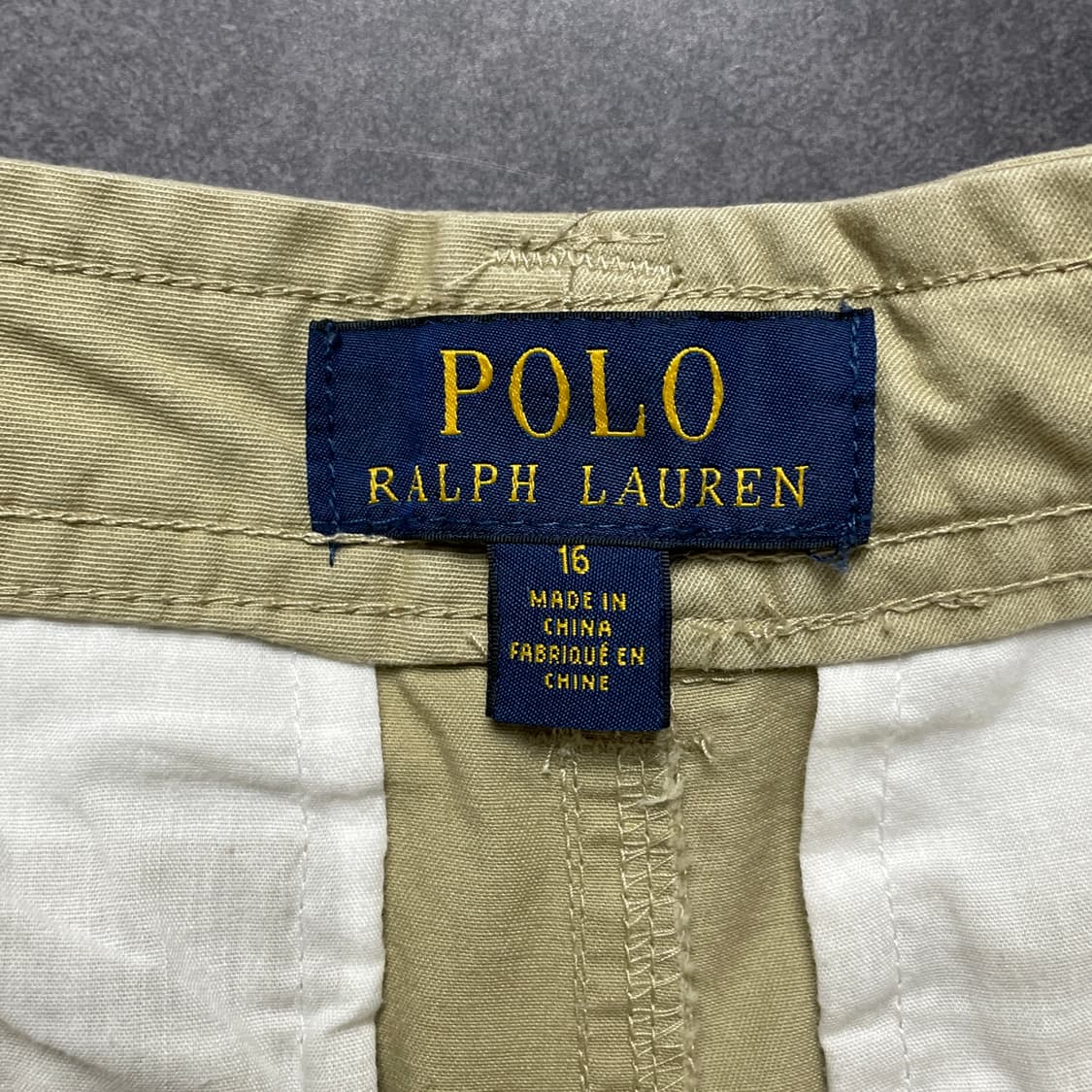 RALPH LAUREN 랄프로렌 빈티지 베이지 카고 하프팬츠 A00993 상품이미지9