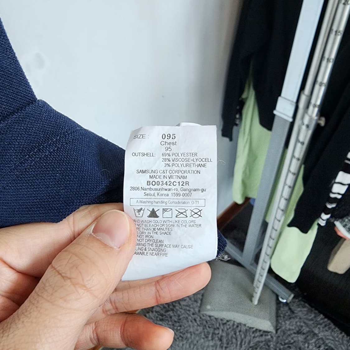 빈폴 네이비 카라 반팔티셔츠 상품이미지7