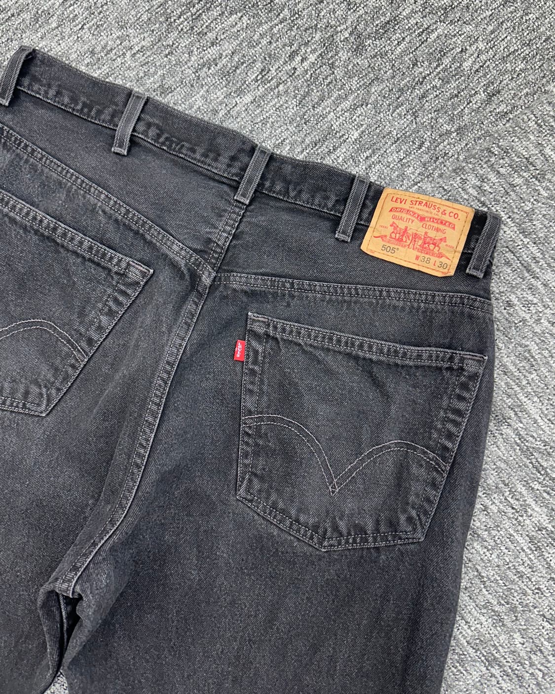 (허단45)00'S 리바이스 505 워싱블랙-M1111 상품이미지4