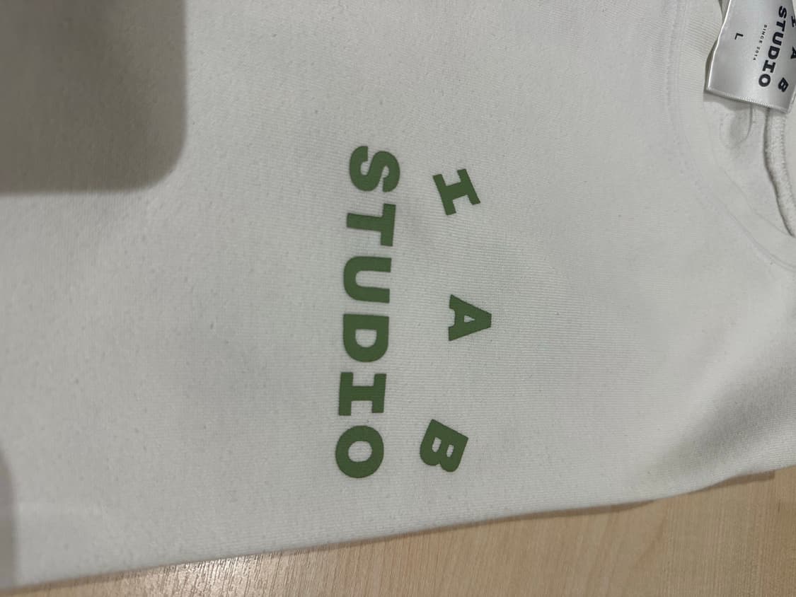 아이앱스튜디오 티셔츠 L 화이트 상품이미지4