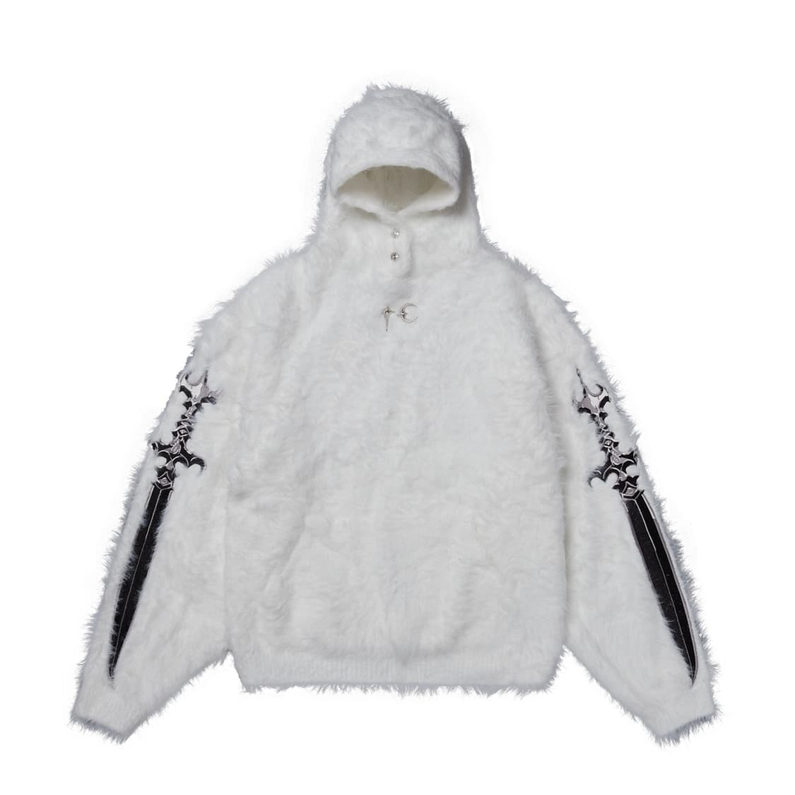 thug club 떠그클럽 Pack Fur Sword Hoodie 상품이미지1