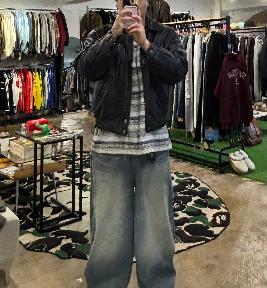 빈티지 가죽 자켓 상품이미지10