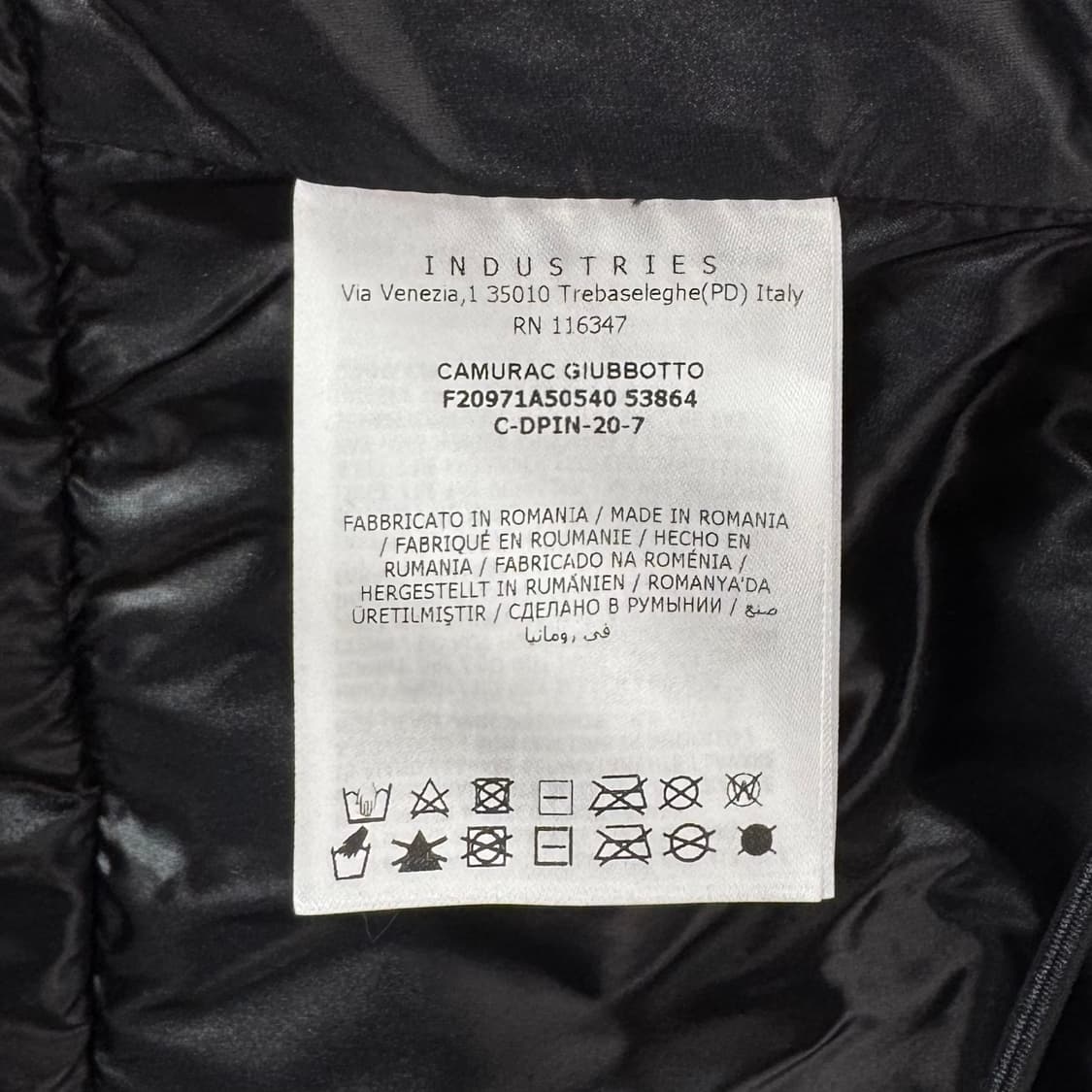 [3사이즈] 몽클레어 카무락 패딩 후드 점퍼 블랙 (1A50540) 상품이미지9