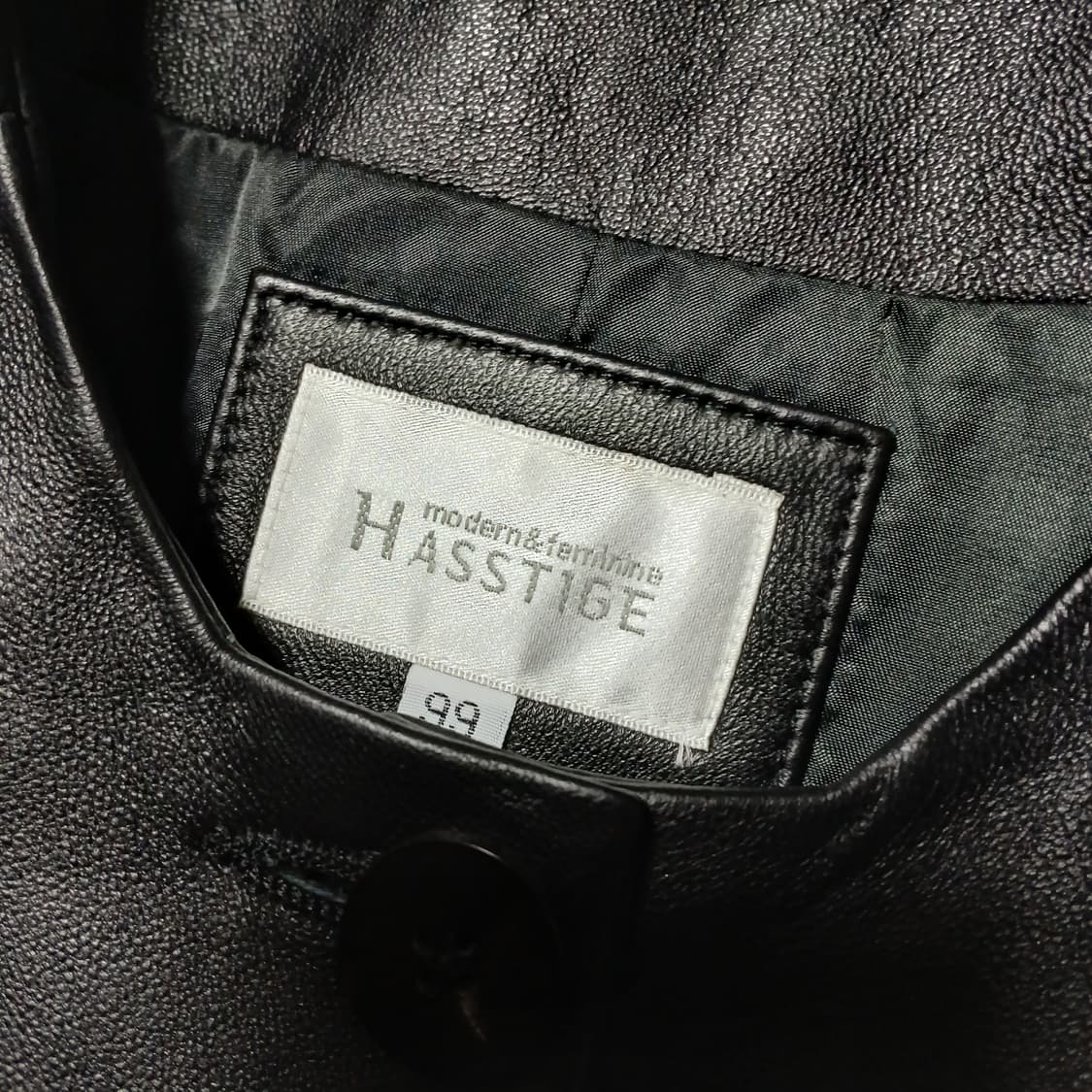 hasstige 헤스티지 양가죽 케이프 자켓 레더 상품이미지6