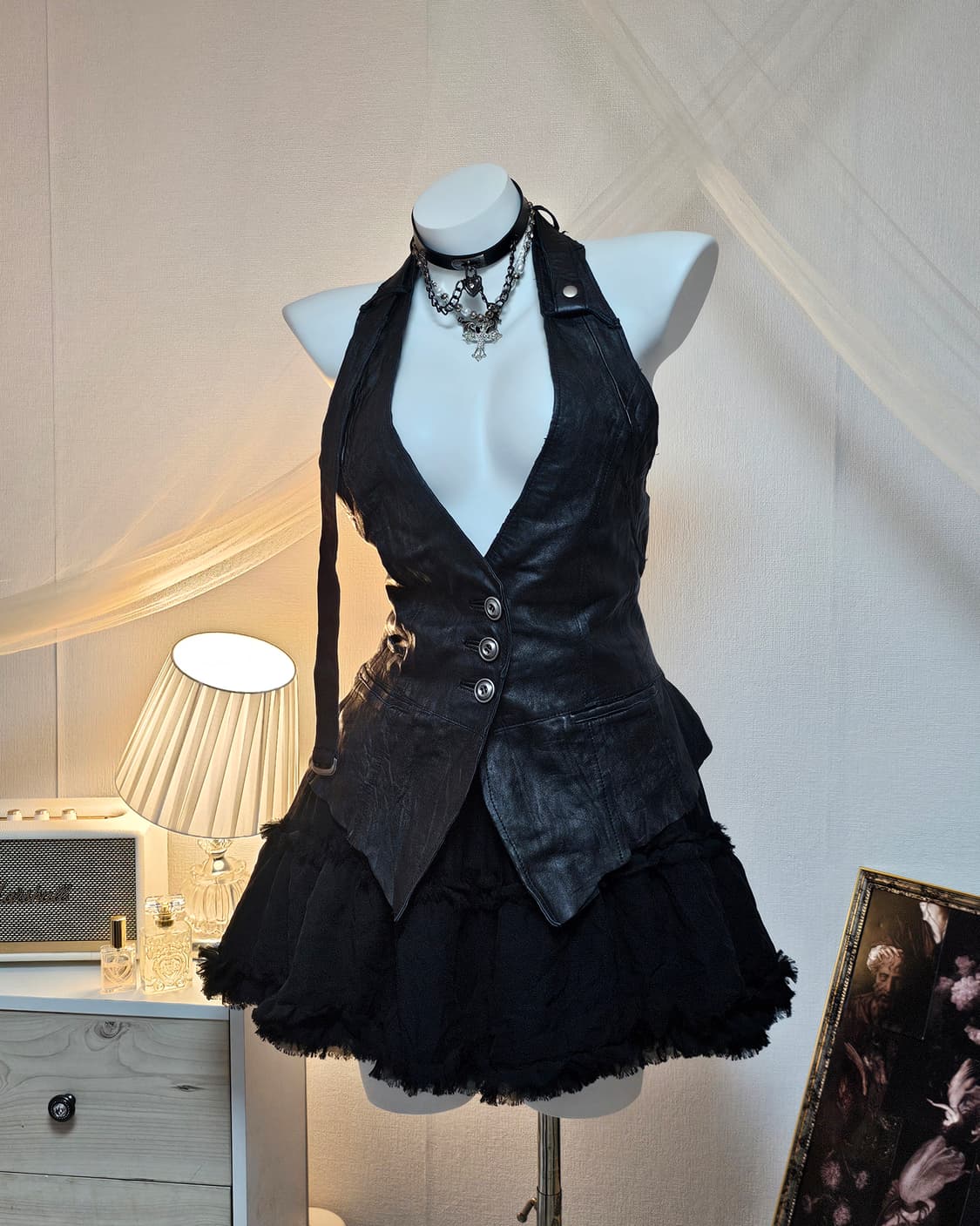 Punk preppie look style set 상품이미지5