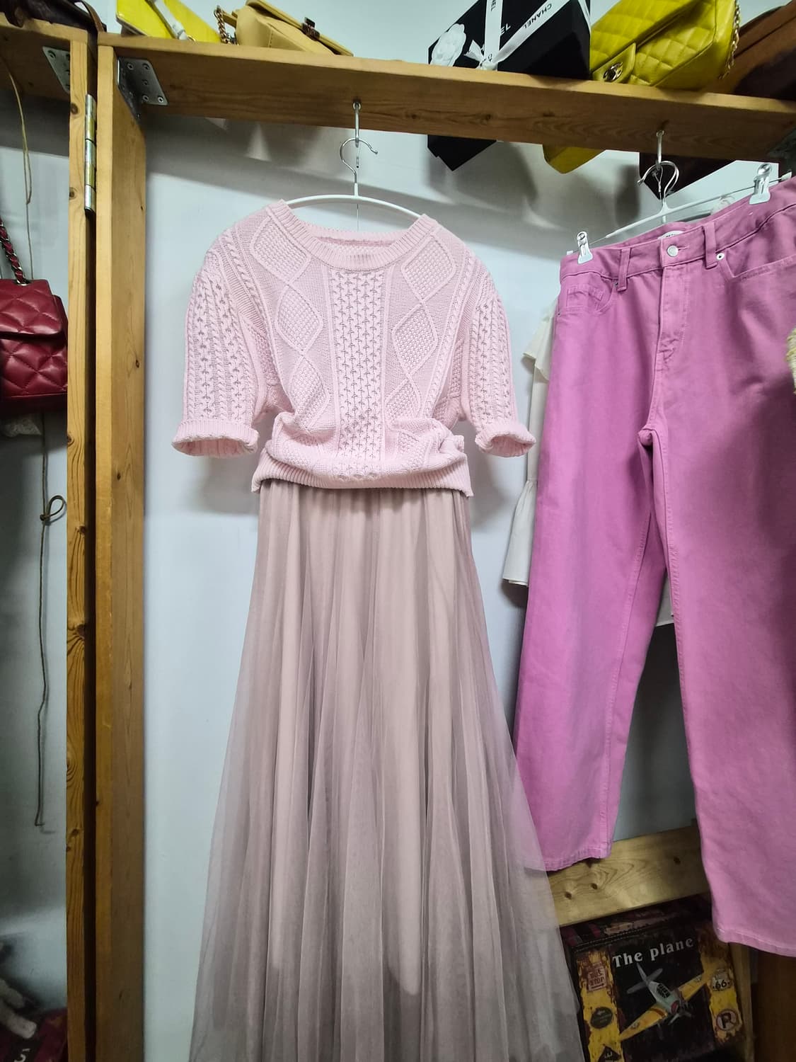 케이플 코튼 니트. better 핑크데님 상품이미지1