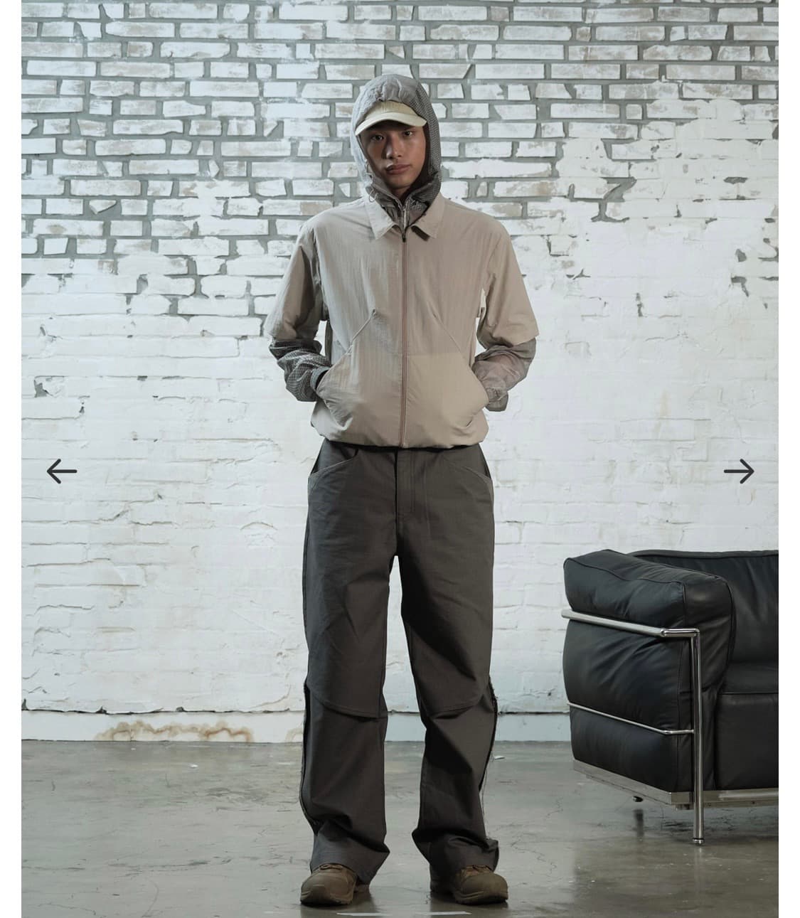 xlim ep.5 10 trousers 그레이 컬러 상품이미지4