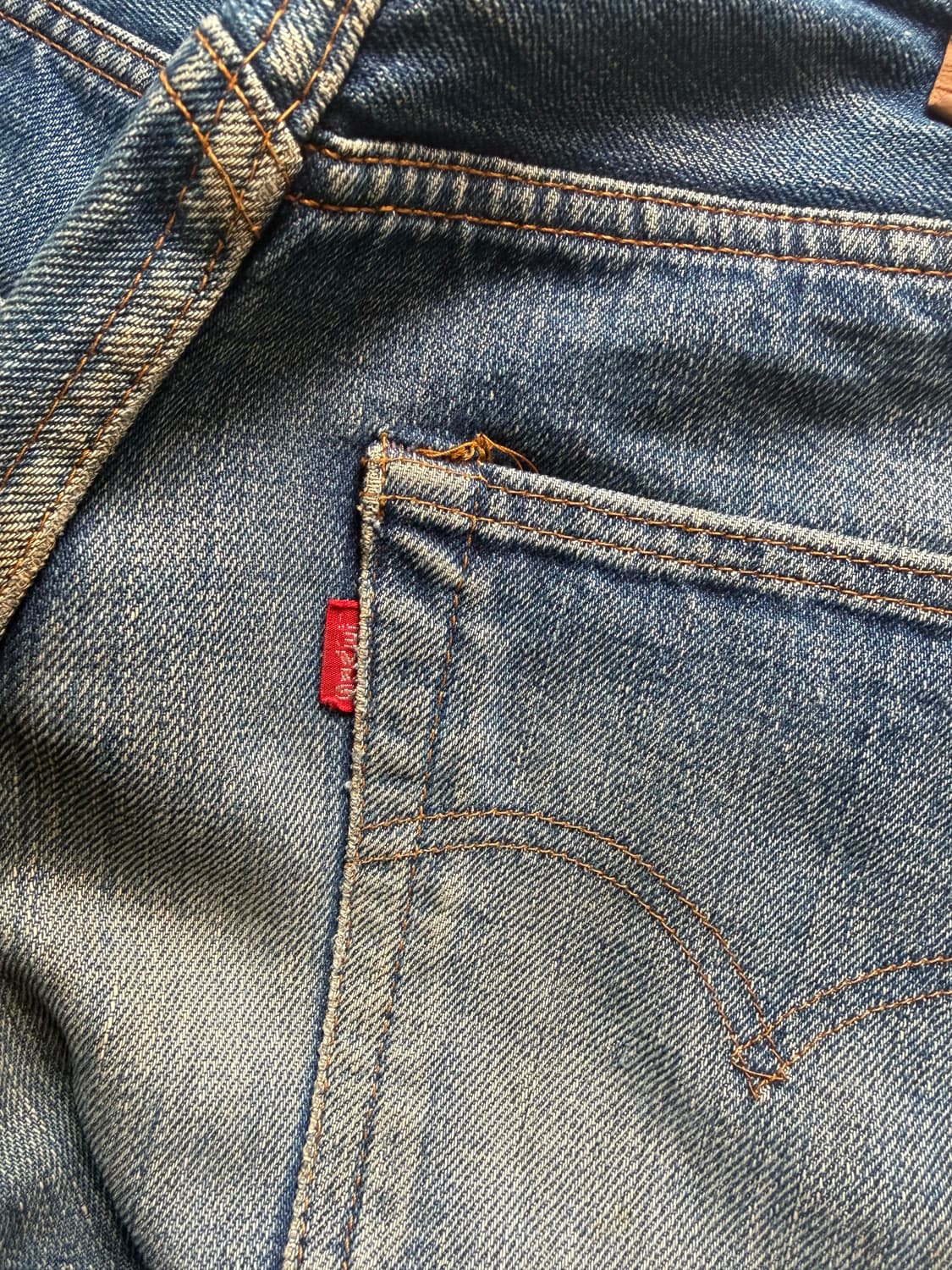 70s 리바이스 501 66전기 데님 팬츠  상품이미지8