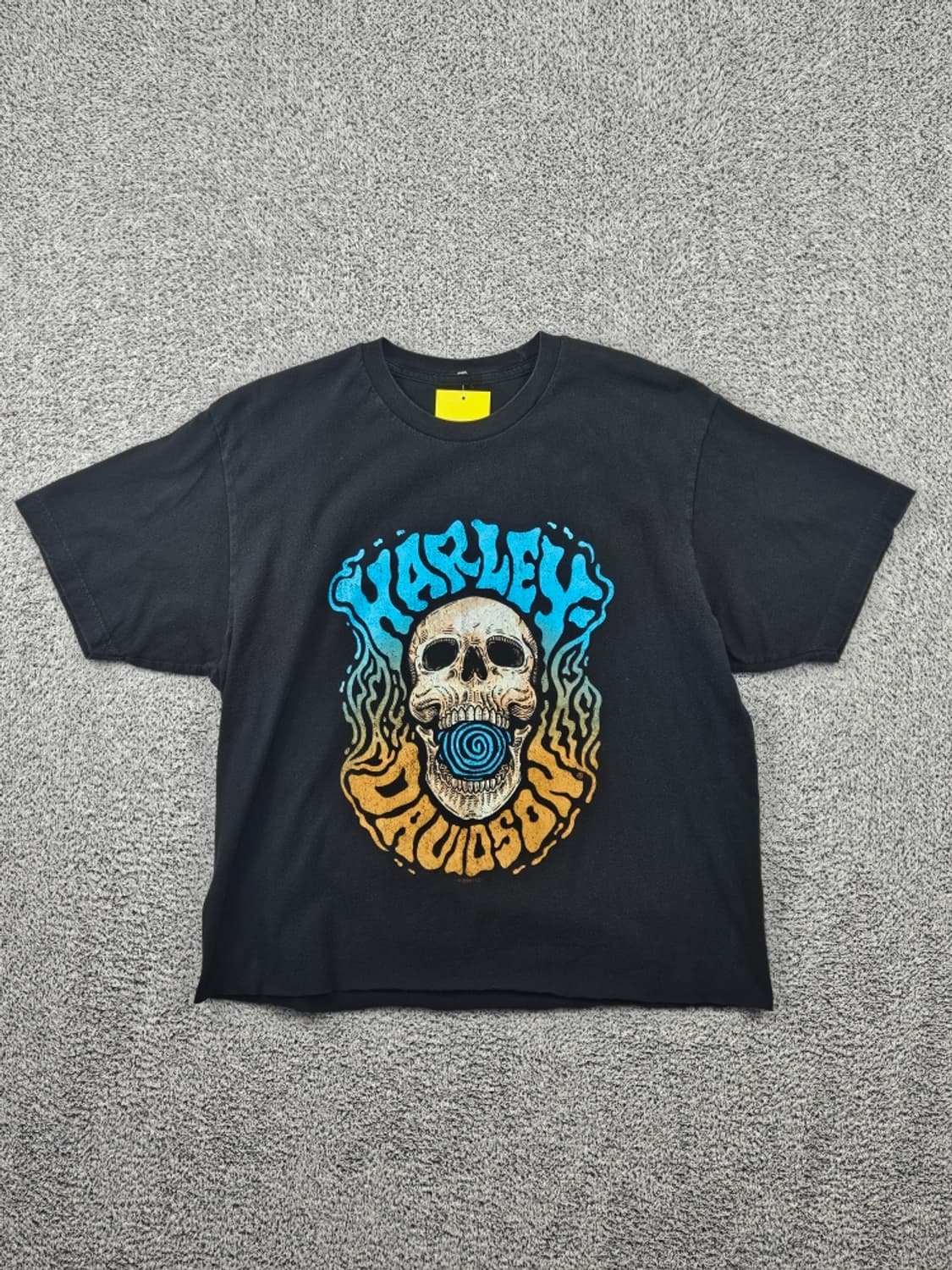 할리데이비슨 캐나다 새스커툰 레드라인 반팔 티셔츠 (M추정)/ 11647 상품이미지2