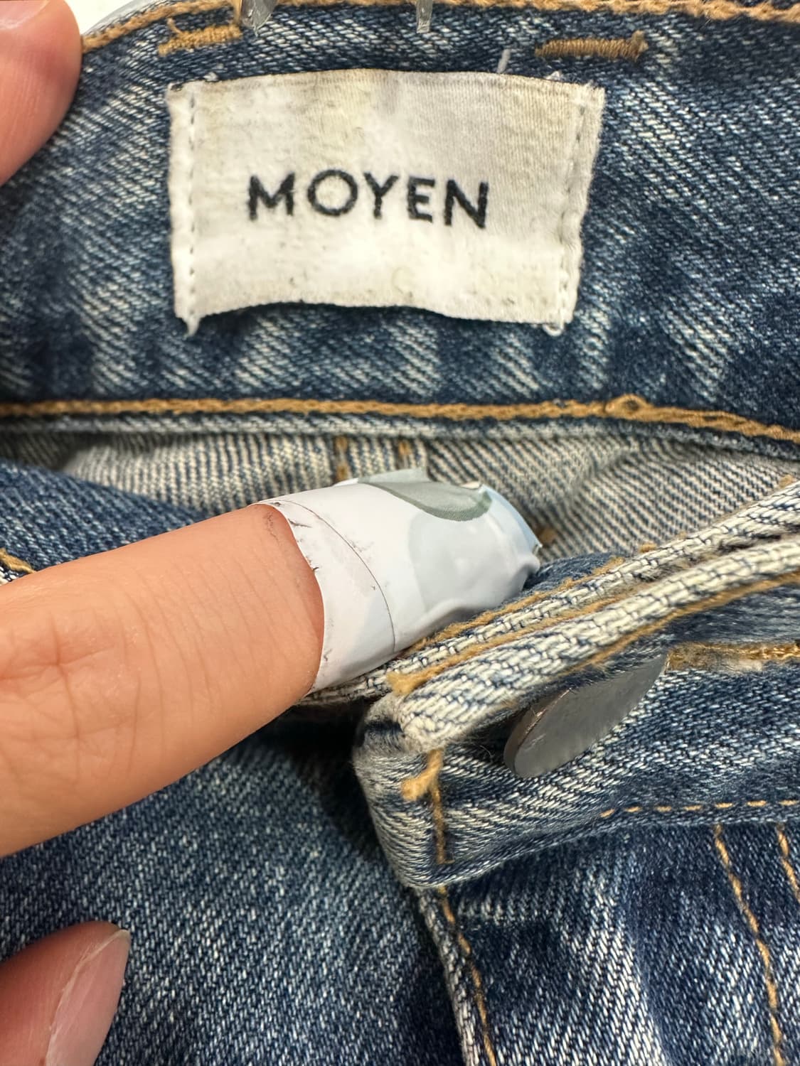 MOYEN 와이드 데님팬츠 상품이미지6