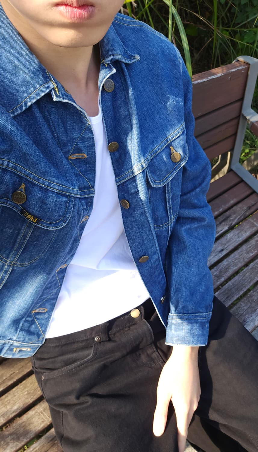 70s LEE 101j 데님 자켓 usa 상품이미지9