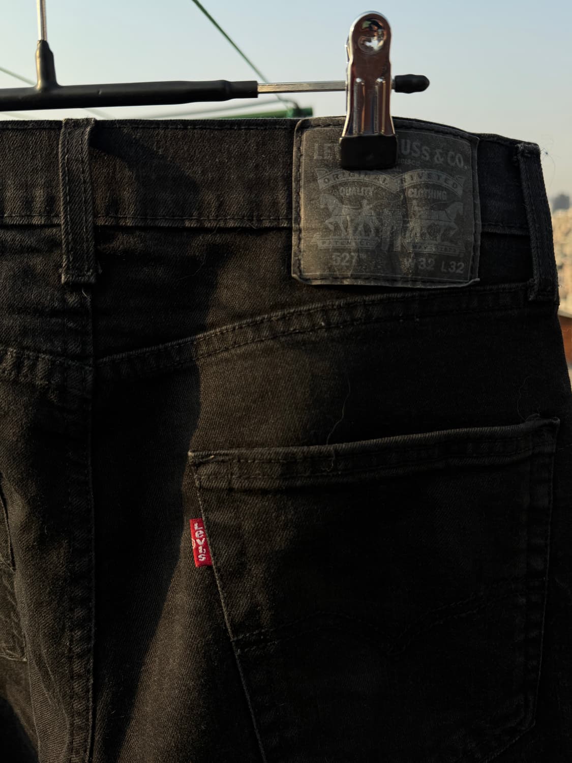 리바이스 부츠컷 블랙진 상품이미지5