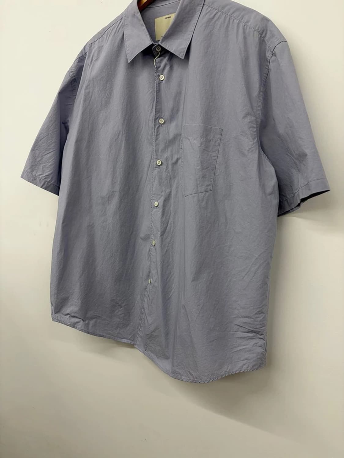 포터리 23SS 클래식 코튼 반팔 셔츠 PN9732 상품이미지3