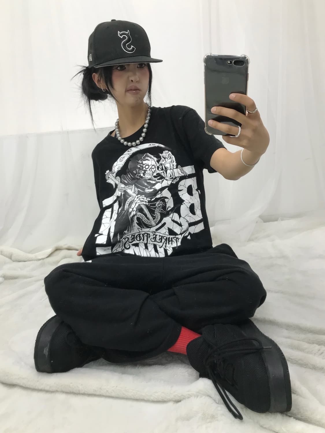 < Bounty Hunter Skull Printing T-shirt > 상품이미지7