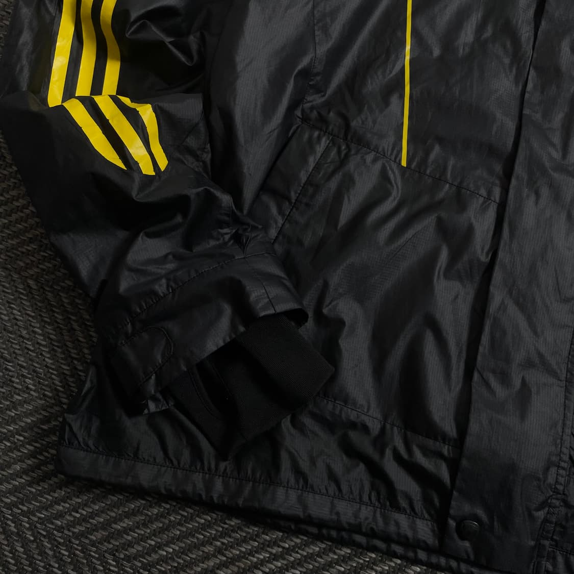 아디다스 F50 블랙 옐로우 우븐 바람막이o 4178 상품이미지3