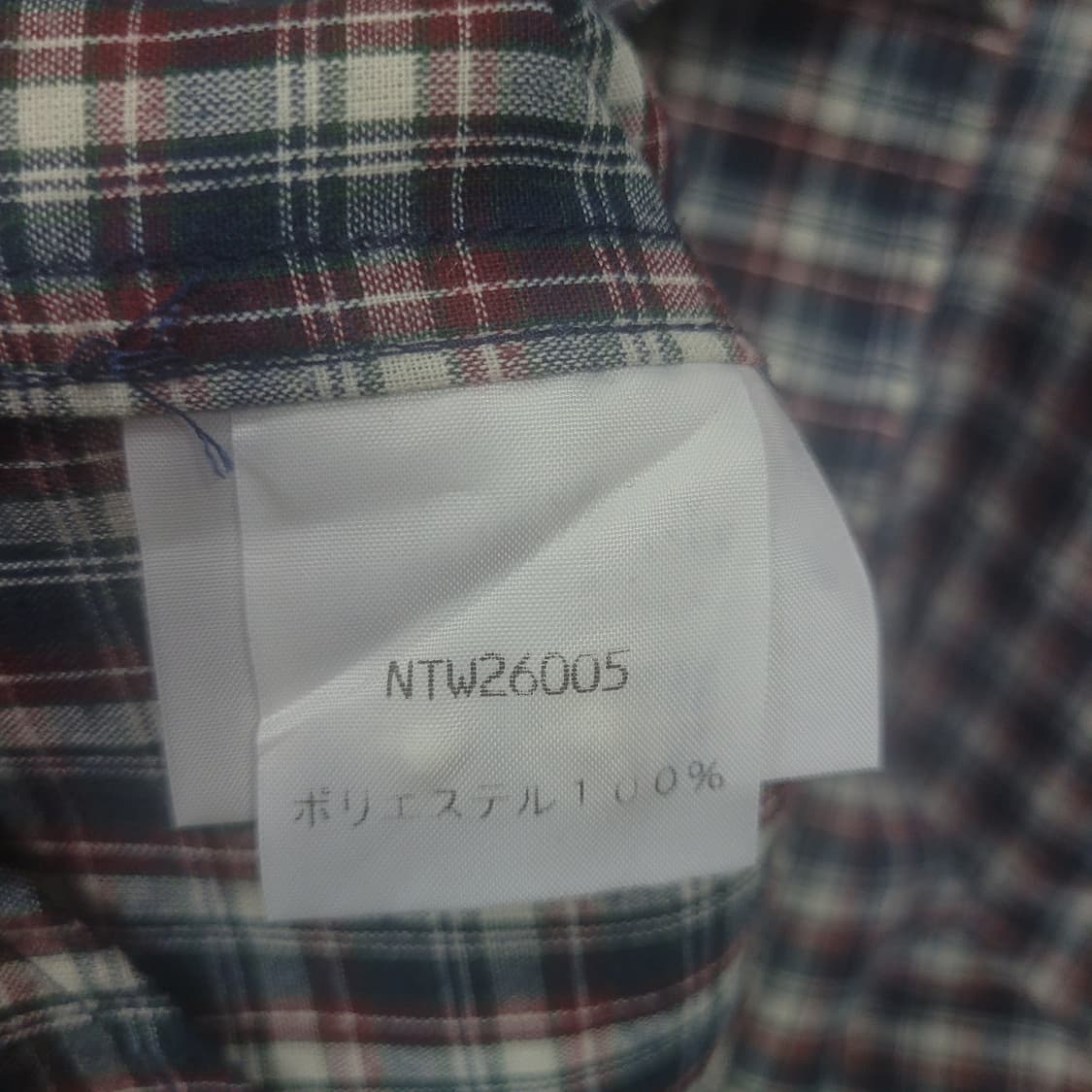 NORTH FACE 노스페이스 일본판 체크 오버핏 셔츠  상품이미지5