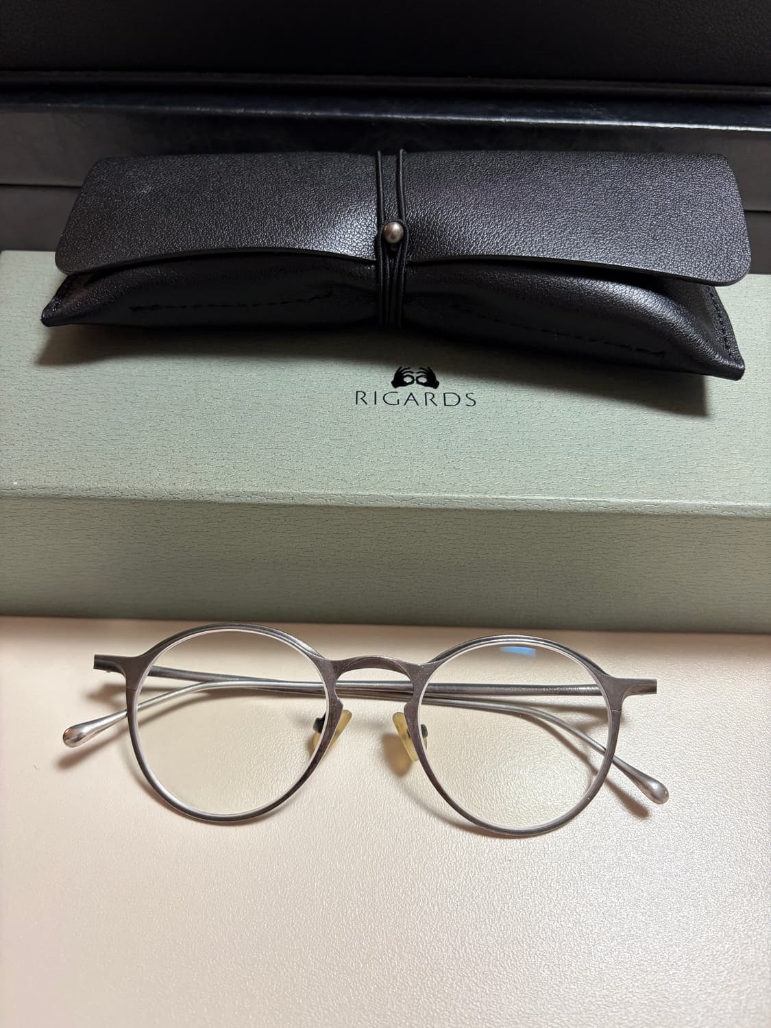 리가드즈 Rigards 스털링 실버 rg0108ag 통실버 안경 상품이미지1