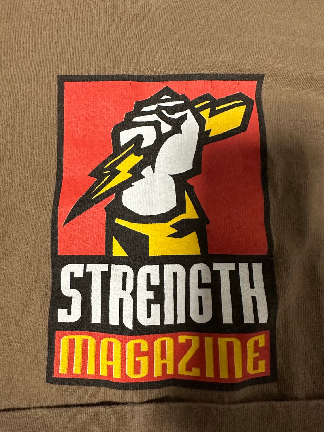 90s 빈티지 strength magazine 티셔츠 XL 상품이미지3