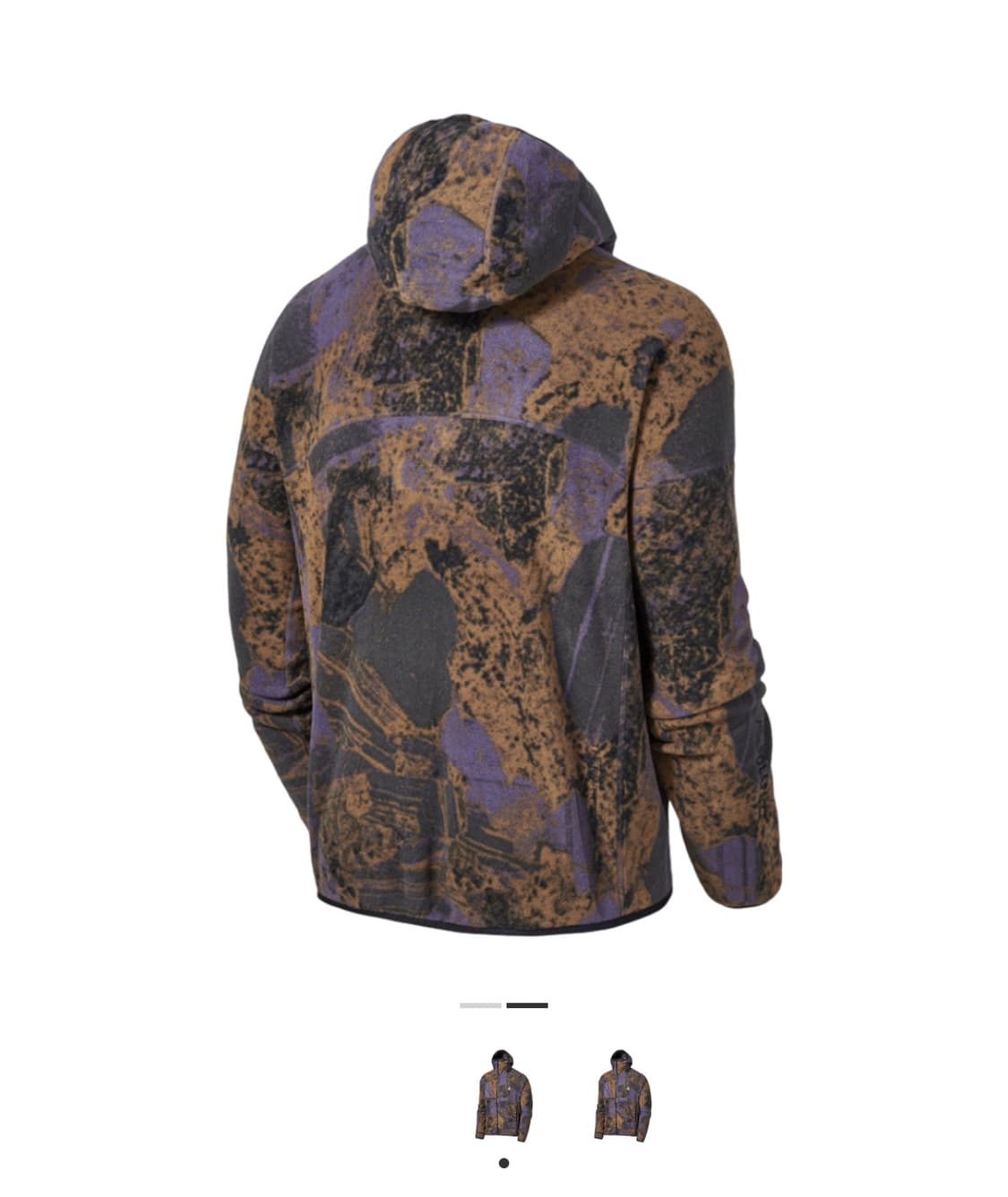 새제품))나이키ACG 써마핏 울프 트리 플리스 퍼플 블랙110(XXL) 상품이미지8