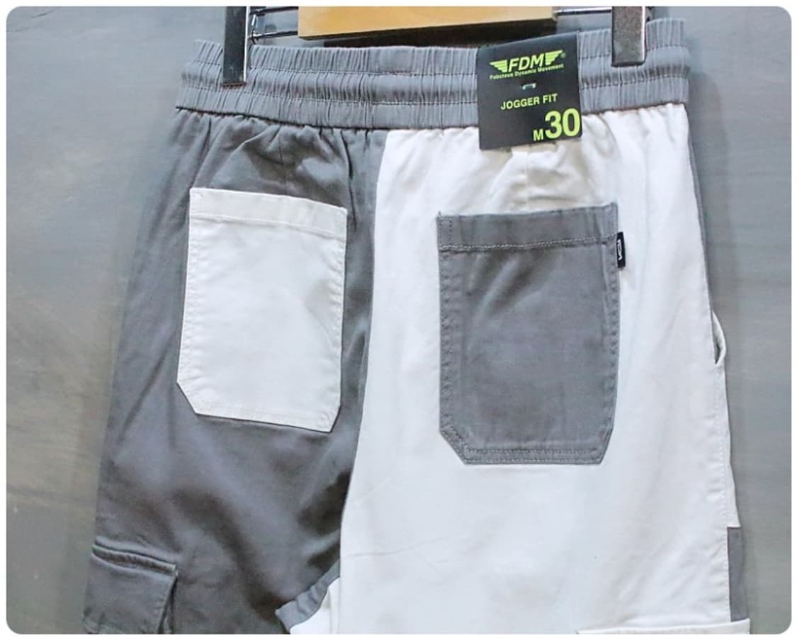 FDM 컬러 믹스 조거 밴딩 팬츠 M (미사용) 상품이미지5