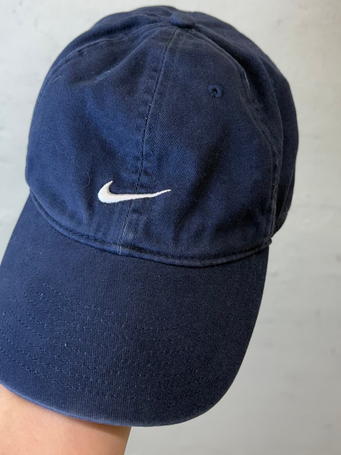 나이키 00s 빈티지 스우시 볼캡 네이비 상품이미지2