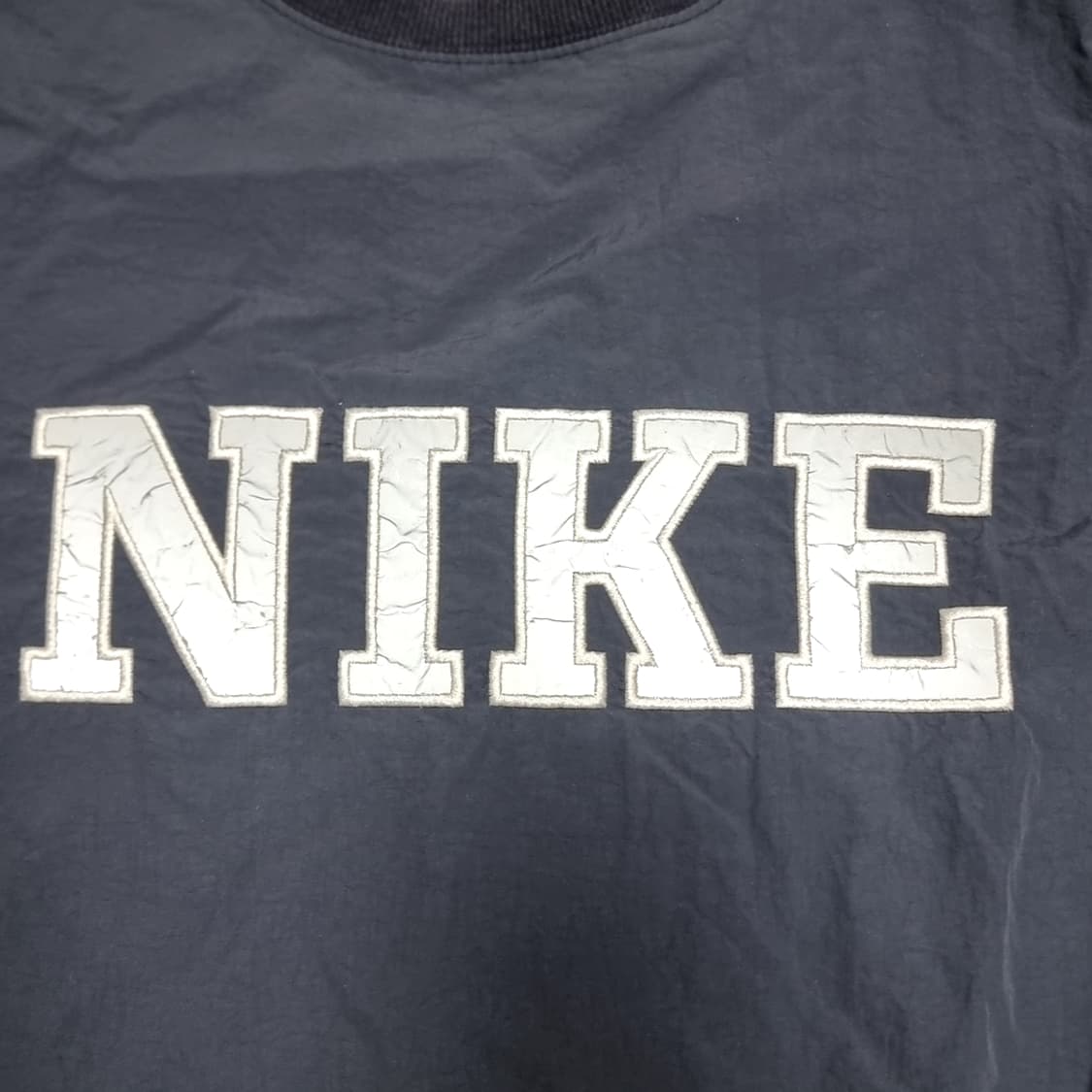 usa 80~90년대 올드스쿨 나이키 네이비 바람막이 웜업(L) 상품이미지2